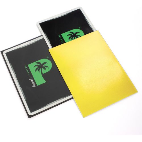 Palms Off Gaming - Yellow - Standard Blackout Deck Sleeves - PokéBox Australia