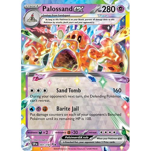 Palossand ex (091/191) [SV08: Surging Sparks] - PokéBox Australia