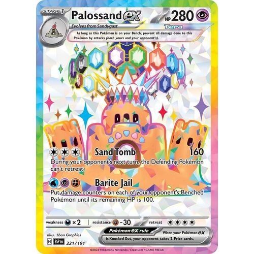 Palossand ex (221/191) [SV08: Surging Sparks] - PokéBox Australia