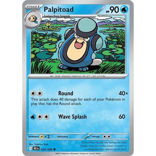 Palpitoad (020/086) (SV: Black Bolt) - PokéBox Australia