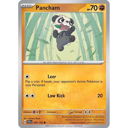 Pancham (085/142) [SV07: Stellar Crown] - PokéBox Australia