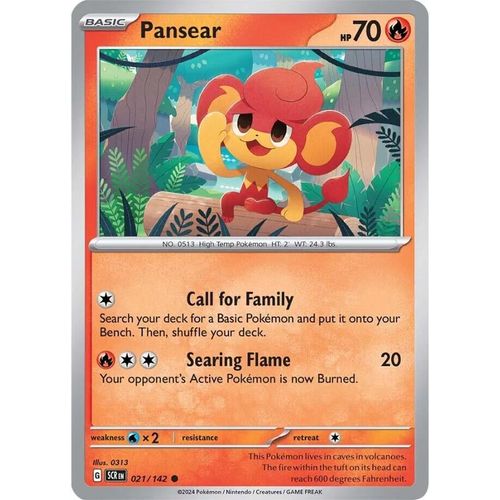 Pansear (021/142) [SV07: Stellar Crown] - PokéBox Australia