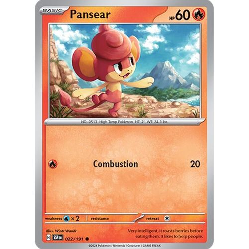 Pansear (022/191) [SV08: Surging Sparks] - PokéBox Australia