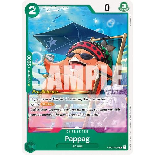 Pappag (OP07 - 030) [500 Years in the Future Pre - Release Cards] - PokéBox Australia