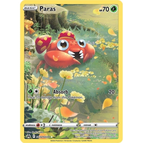 Paras (GG32/GG70) (Crown Zenith: Galarian Gallery) - PokéBox Australia