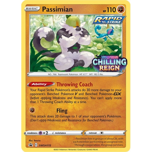 Passimian - SWSH115 (Prerelease) (SWSH115) (SWSH: Sword & Shield Promo Cards) - PokéBox Australia