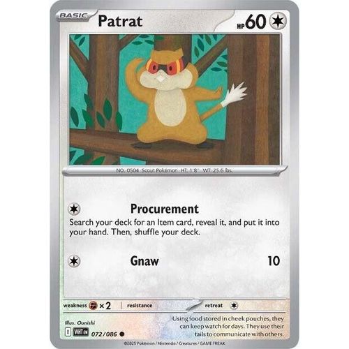 Patrat (072/086) (SV: White Flare) - PokéBox Australia