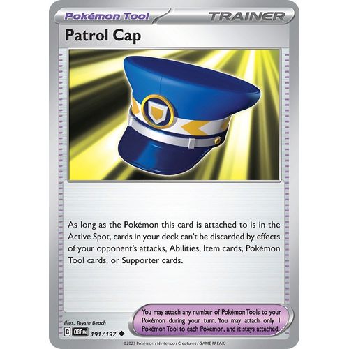 Patrol Cap (191/197) [SV03: Obsidian Flames] - PokéBox Australia