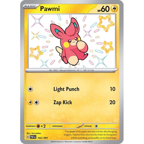 Pawmi (142/091) [SV: Paldean Fates] - PokéBox Australia