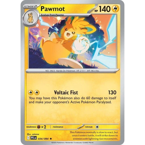 Pawmot (034/094) (ME02: Phantasmal Flames) - PokéBox Australia