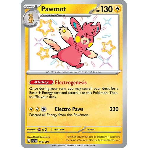 Pawmot (144/091) [SV: Paldean Fates] - PokéBox Australia