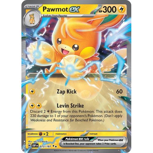 Pawmot ex (073/197) [SV03: Obsidian Flames] - PokéBox Australia