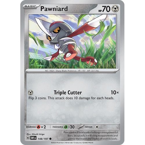 Pawniard (148/197) [SV03: Obsidian Flames] - PokéBox Australia