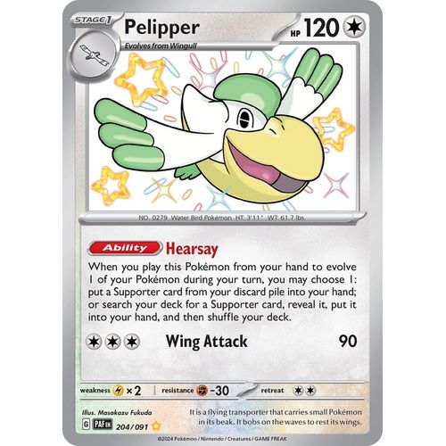 Pelipper (204/091) [SV: Paldean Fates] - PokéBox Australia