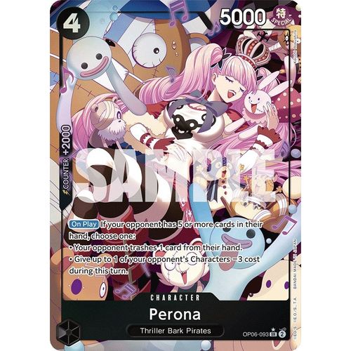 Perona (093) (Alternate Art) (OP06 - 093) [Wings of the Captain] - PokéBox Australia
