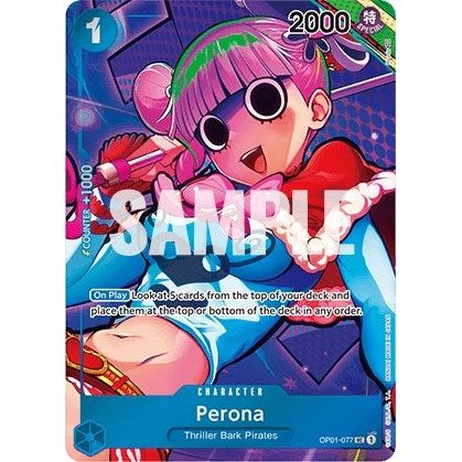 Perona (Box Topper) (OP01 - 077) [Romance Dawn] - PokéBox Australia