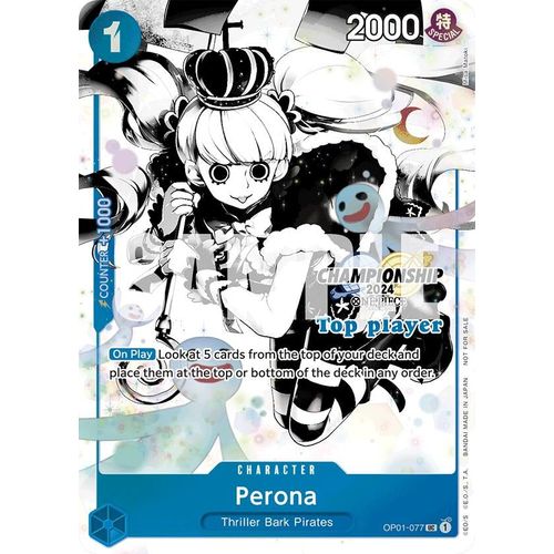 Perona (Championship 2024 Top Player Pack Vol. 2) (OP01 - 077) [One Piece Promotion Cards] - PokéBox Australia