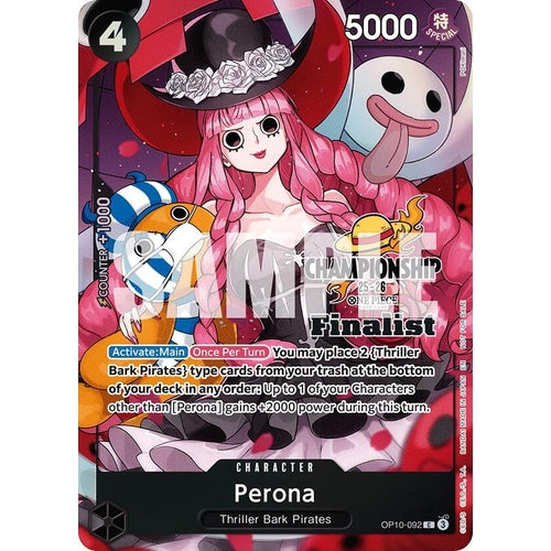 Perona (CS 25 - 26 Finalist Card Set 1) (OP10 - 092) (One Piece Promotion Cards) - PokéBox Australia