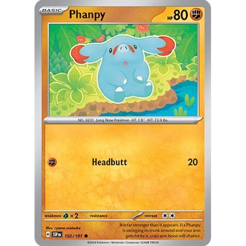 Phanpy (102/191) [SV08: Surging Sparks] - PokéBox Australia