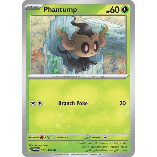 Phantump (011/197) [SV03: Obsidian Flames] - PokéBox Australia