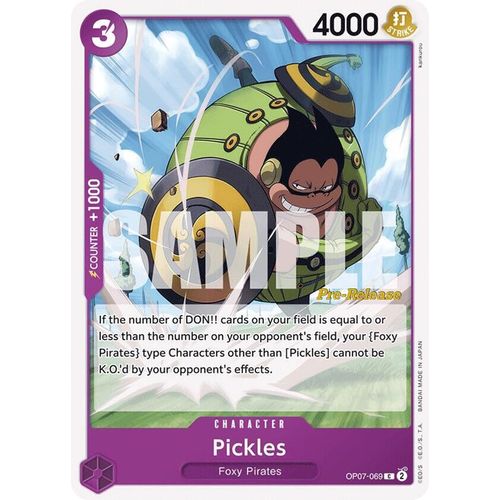 Pickles (OP07 - 069) [500 Years in the Future Pre - Release Cards] - PokéBox Australia