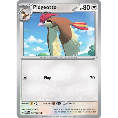 Pidgeotto (017/165) [SV: Scarlet & Violet 151] - PokéBox Australia