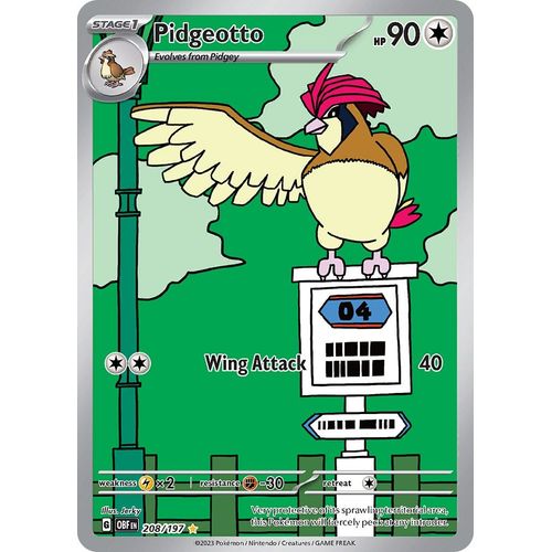 Pidgeotto (208/197) [SV03: Obsidian Flames] - PokéBox Australia