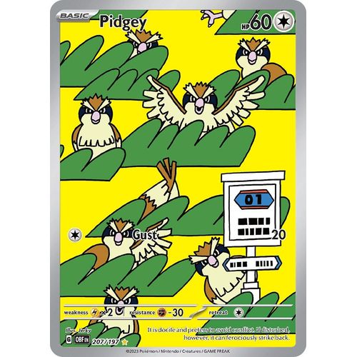 Pidgey (207/197) [SV03: Obsidian Flames] - PokéBox Australia