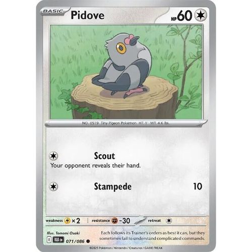 Pidove (071/086) (SV: Black Bolt) - PokéBox Australia