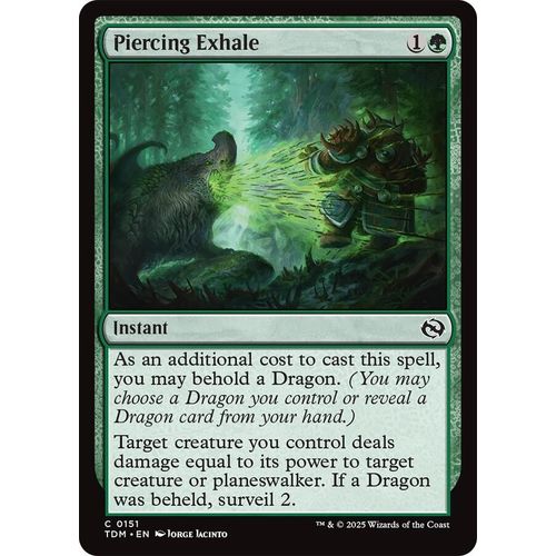 Piercing Exhale (151) (Tarkir: Dragonstorm) - PokéBox Australia