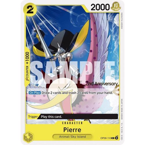 Pierre (OP09 - 110) [Emperors in the New World: 2nd Anniversary Tournament Cards] - PokéBox Australia
