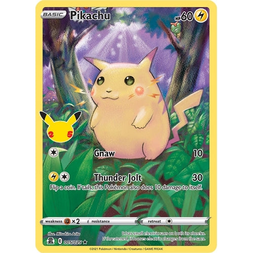 Pikachu (005/025) (Celebrations) - PokéBox Australia