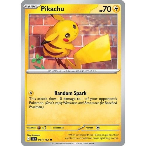Pikachu (051/162) [SV05: Temporal Forces] - PokéBox Australia