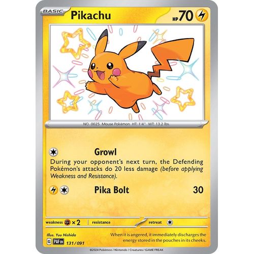 Pikachu (131/091) [SV: Paldean Fates] - PokéBox Australia