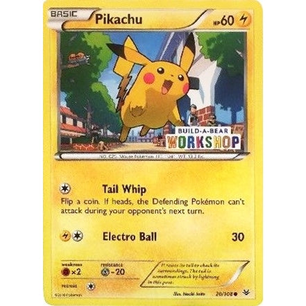 Pikachu - 20/108 (Build - A - Bear Workshop Exclusive) (020/108) (Miscellaneous Cards & Products) - PokéBox Australia