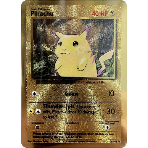 Pikachu - 58/102 (Celebrations Metal Card) (058/102) (Miscellaneous Cards & Products) - PokéBox Australia