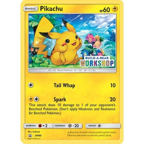Pikachu - SM86 (Build - A - Bear Workshop Exclusive) (SM86) (Miscellaneous Cards & Products) - PokéBox Australia