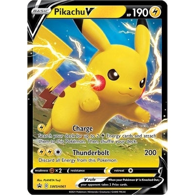 Pikachu V - SWSH061 (SWSH061) (SWSH: Sword & Shield Promo Cards) - PokéBox Australia