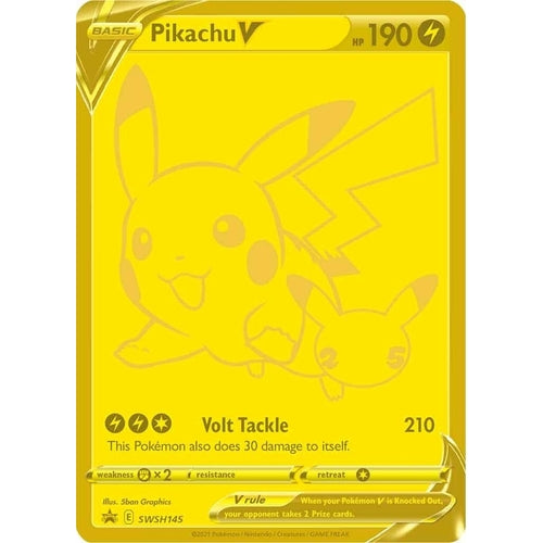 Pikachu V - SWSH145 (SWSH145) (SWSH: Sword & Shield Promo Cards) - PokéBox Australia