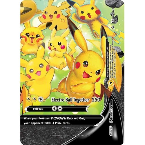 Pikachu V - Union - SWSH142 (SWSH142) (SWSH: Sword & Shield Promo Cards) - PokéBox Australia
