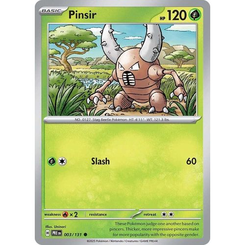 Pinsir (003/131) [SV: Prismatic Evolutions] - PokéBox Australia