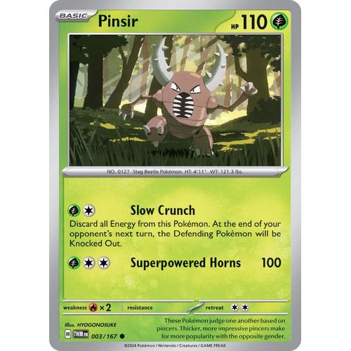 Pinsir (003/167) [SV06: Twilight Masquerade] - PokéBox Australia