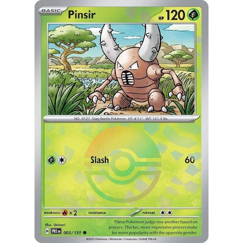 Pinsir (Poke Ball Pattern) (003/131) [SV: Prismatic Evolutions] - PokéBox Australia