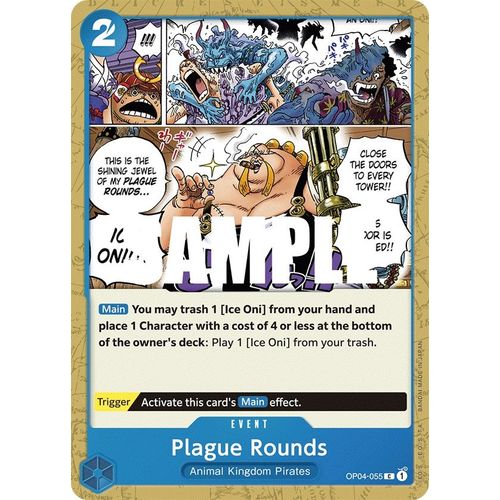 Plague Rounds (OP04 - 055) [Kingdoms of Intrigue] - PokéBox Australia