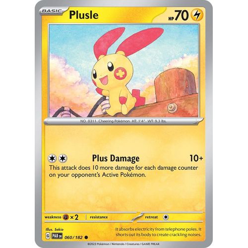 Plusle (060/182) [SV04: Paradox Rift] - PokéBox Australia