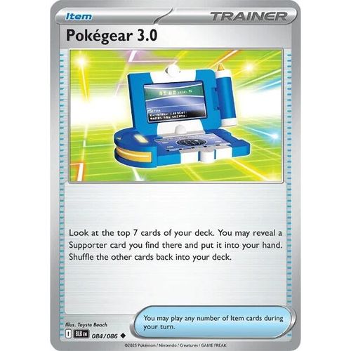 Pokegear 3.0 (084/086) (SV: Black Bolt) - PokéBox Australia