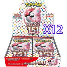 Pokemon 151 SV2A 12x Booster Box (SEALED CASE) - Japanese Pokemon TCG - PokéBox Australia
