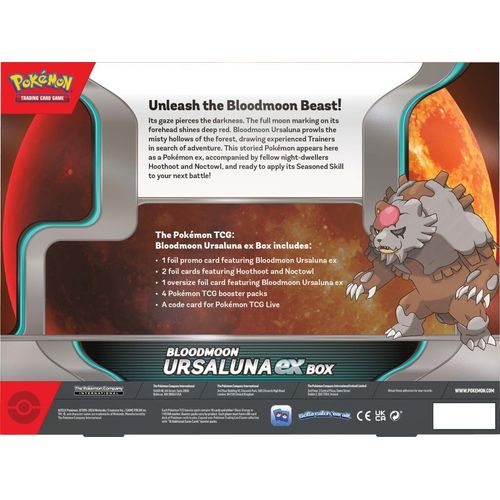 POKÉMON TCG - Bloodmoon Ursaluna ex Box - PokéBox Australia