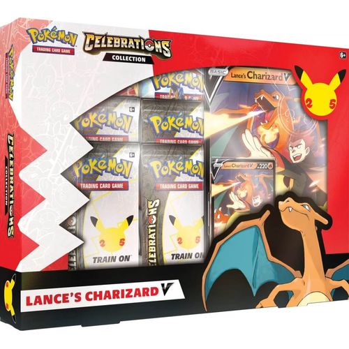 POKÉMON TCG Celebrations - Lance Charizard & Dark Sylveon Tins (Pair) - PokéBox Australia
