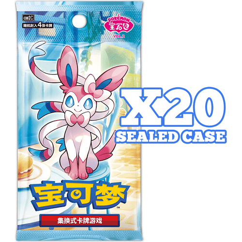 Pokemon TCG: Gem Vol.2 "Eevee" 20x Booster Box [Sealed Case] (S - Chinese) - PokéBox Australia